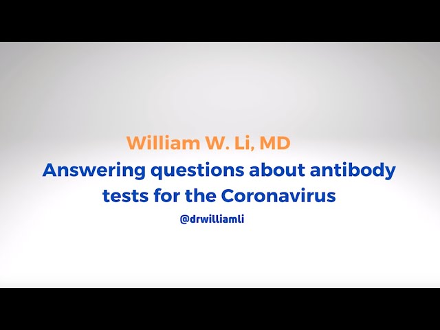 Answering Questions About Antibody Testing